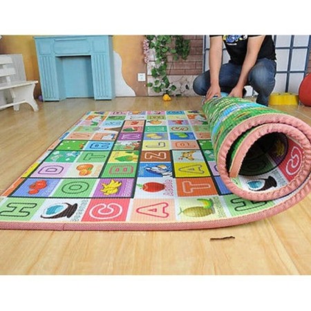 Covoras educativ cu doua fete Litere/animale 2M [3]