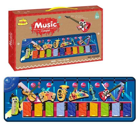 Covorase muzicale - Covoras muzical, 110 X 36 CM, Instrumente muzicale