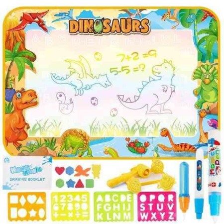 Jucarii creative - Covorasul dinozaurilor pentru desenat cu apa