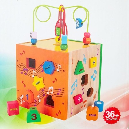 Cub din lemn sortator si xilofon [2]