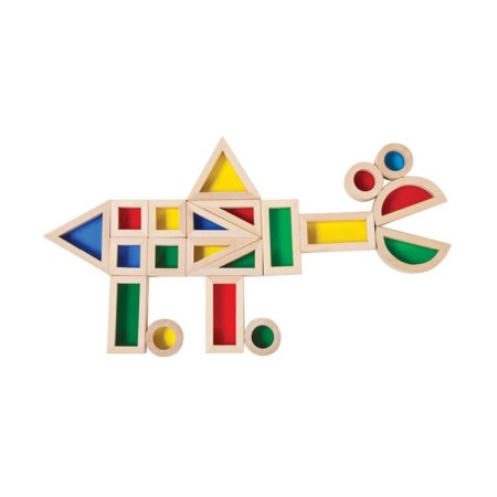 Cuburi Montessori 20 piese curcubeu [1]