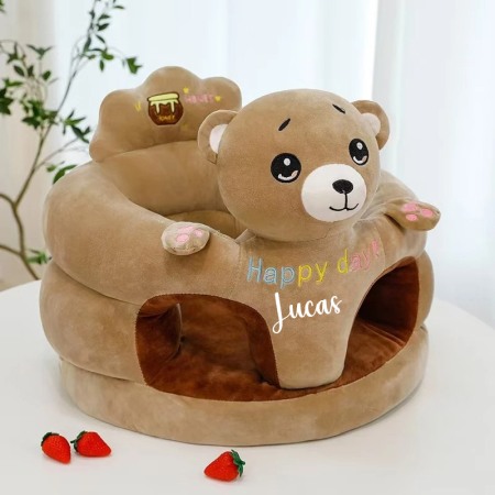 Jucarii copii - Fotoliu Bebe Personalizat cu Nume pentru Invatarea Statului in Sezut