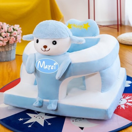 Fotolii de plus - Fotoliu bebe QZ Oita bleu-personalizat cu nume