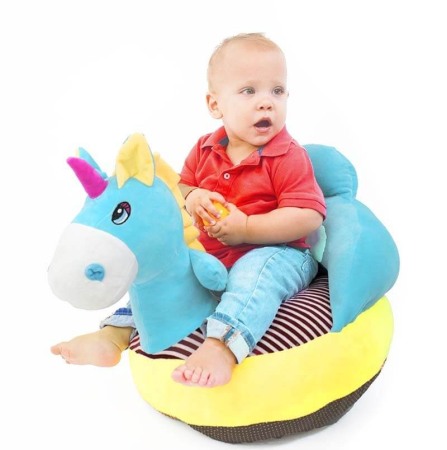 Fotoliu din plus Unicorn albastru [1]