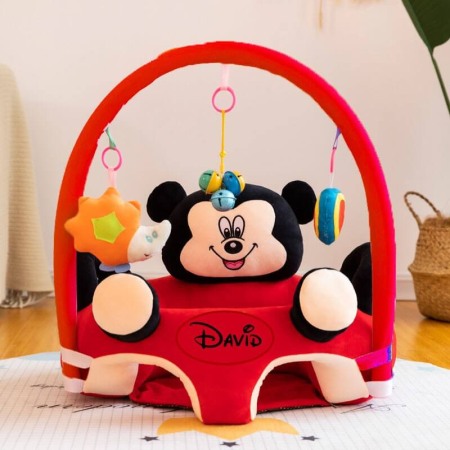 Jucarii din plus - Fotoliu Mickey Mouse cu arcada personalizat cu nume