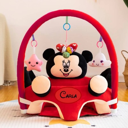 Jucarii din plus - Fotoliu Minnie Mouse cu arcada personalizat cu nume