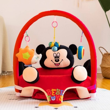 Jucarii din plus - Fotoliu pentru  bebe cu arcada Mickey Mouse