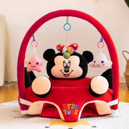 Jucarii din plus - Fotoliu pentru  bebe cu arcada Minnie Mouse