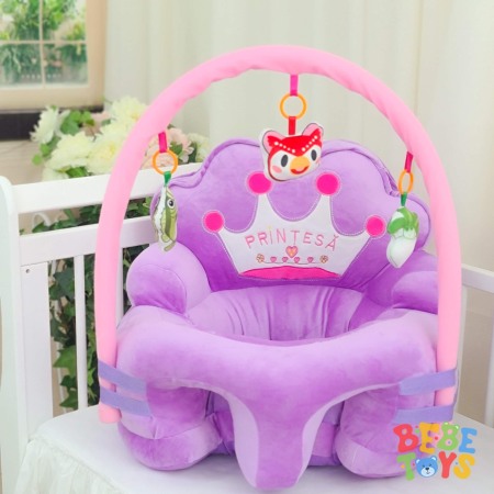 Articole bebe - Fotoliu pentru  bebe cu arcada printesa mov