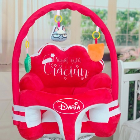 Fotolii de plus - Fotoliu Primul meu Craciun cu arcada, personalizat cu nume