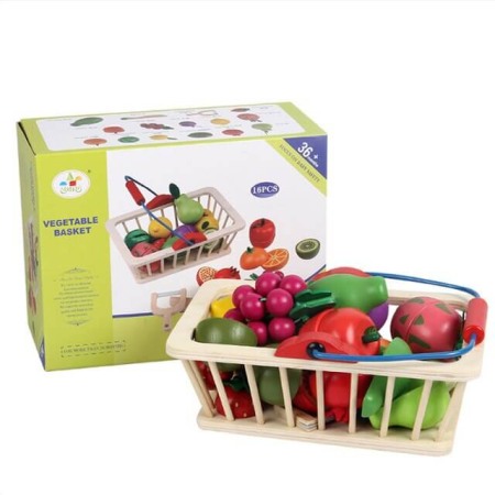 Fructe de feliat din lemn in cosulet 16 piese [1]