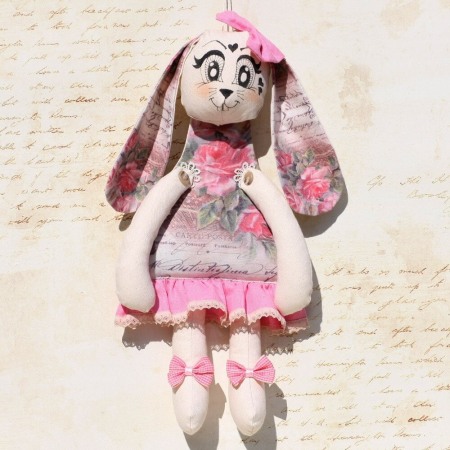 Iepuras cu lavanda-culoare roz [0]