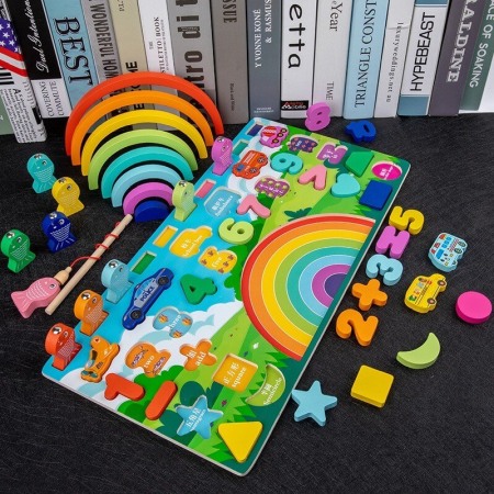 Tablite educative - Joc 5 activitati educative Rainbow