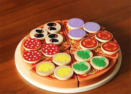 Joc creativ din lemn: Feliaza Pizza [2]