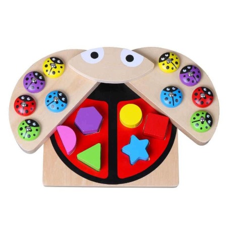 Puzzle - Joc de indemanare: pescuieste buburuza
