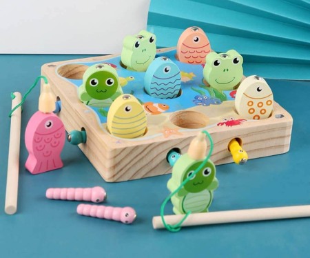 Joc de pescuit din lemn multifunctional [1]