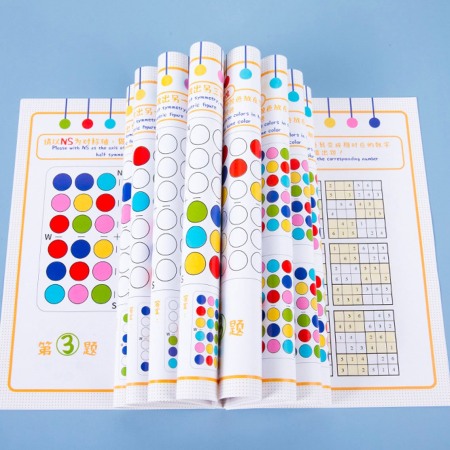 Joc de potrivire a culorilor și dezvoltare logica – Puzzle educativ Montessori pentru copii 3 ani+ [2]