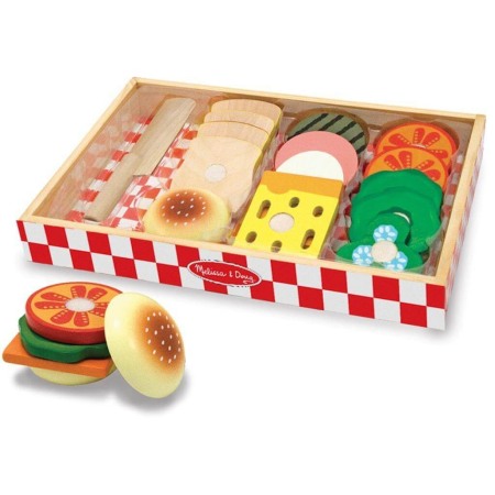 Joc din lemn Sandwich Making Set, Melissa & Doug [2]