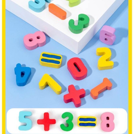 Joc educational din lemn 6 in 1 Cartoon [3]