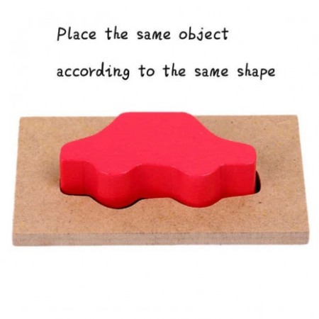 Joc educativ din lemn 3D, Asociere Forme [5]