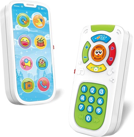 Jucarie bebe 2 in 1 Telecomanda si telefon Oby Toys [3]