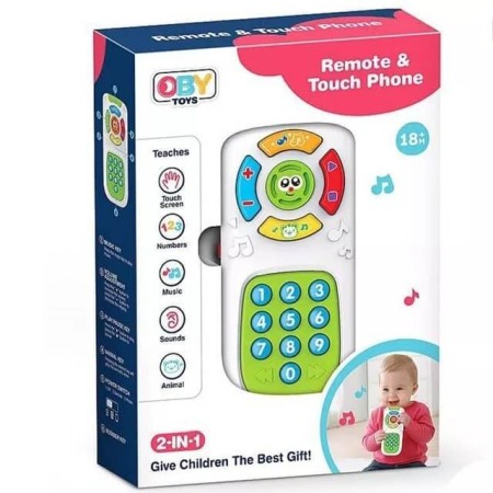 Jucarie bebe 2 in 1 Telecomanda si telefon Oby Toys [4]
