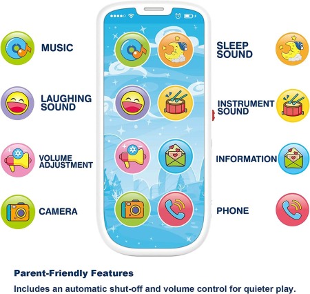 Jucarie bebe 2 in 1 Telecomanda si telefon Oby Toys [5]