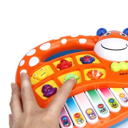 Jucarie bebe-pian Girafa [3]