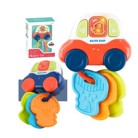 Jucarii zornaitoare si dentitie - Jucarie dentitie bebe Chei senzoriale