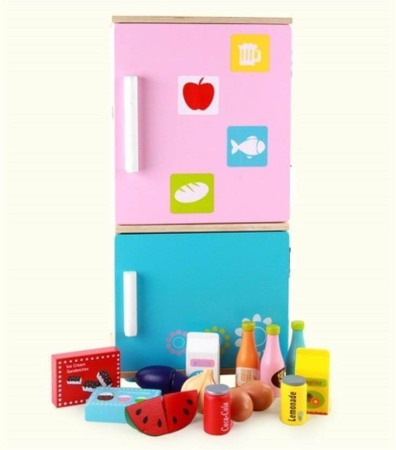 Jucarie frigider din lemn cu accesorii incluse [1]