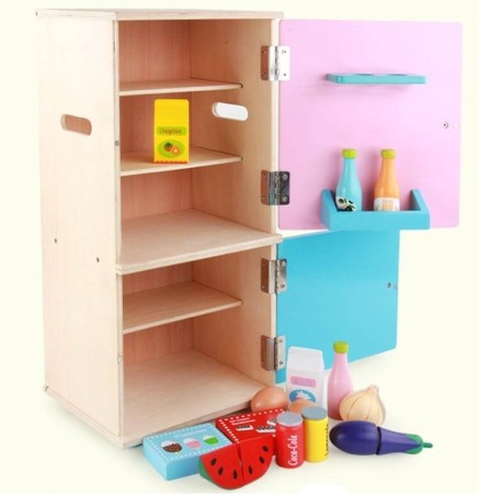 Jucarie frigider din lemn cu accesorii incluse [3]