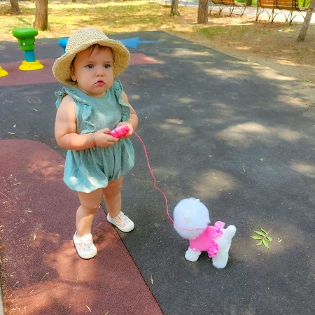 Jucarie interactiva catel cu lesa [1]