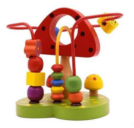 Jucarii din lemn - Jucarie Montessori Ciupercuta