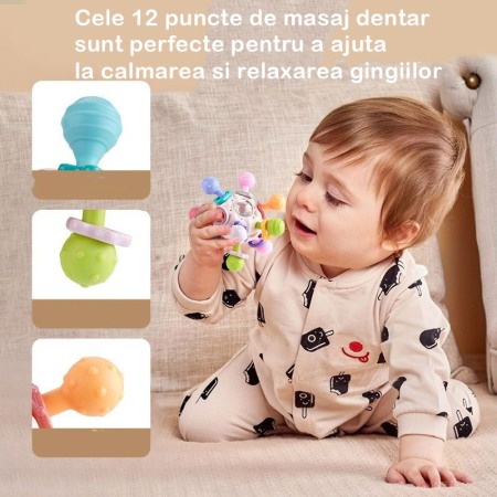 Jucarie pentru dentitie senzoriala Manhattan Atomic [2]