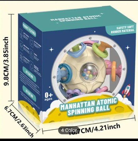 Jucarie pentru dentitie senzoriala Manhattan Atomic [6]
