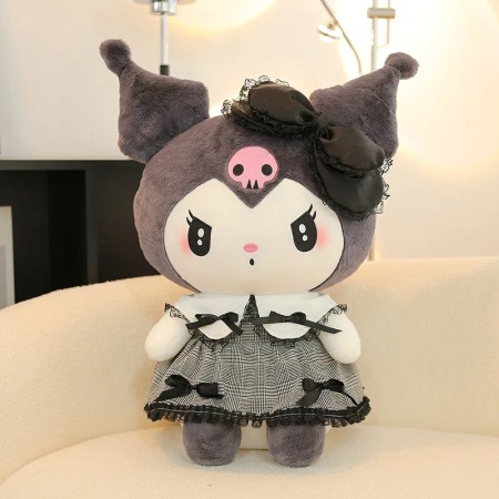 Papusi si accesorii - Kuromi Sanrio jucarie plus, seria Hello Kitty