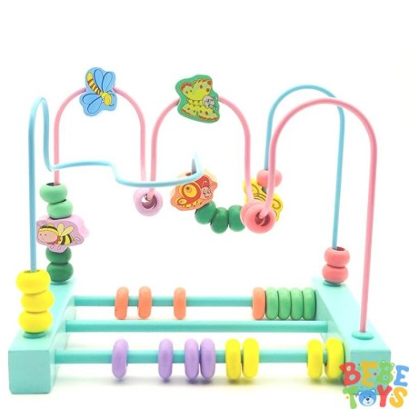 Jucarii Montessori - Labirint cu bile Montessori Insecte
