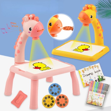 Masa de desenat cu proiector girafa [6]