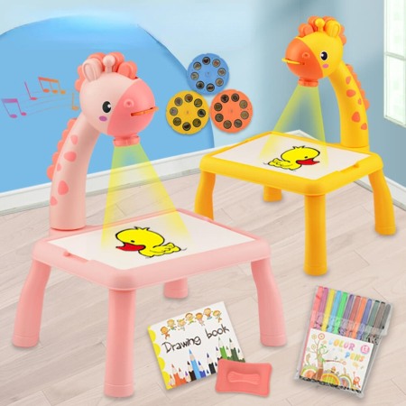 Masa de desenat cu proiector girafa [5]