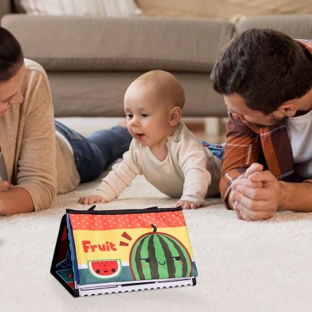 Panou senzorial pentru bebe cu activitati, Tummy Time [6]