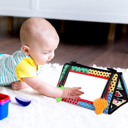 Panou senzorial pentru bebe cu activitati, Tummy Time [4]