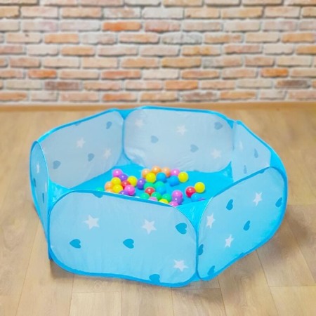 Piscina pliabila albastra cu mingiute incluse [1]
