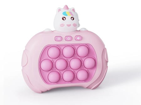Jucarii creative - Pop It Speed Game Unicorn roz 200 nivele