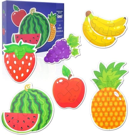Puzzle - Puzzle bebe 33 piese Fructe