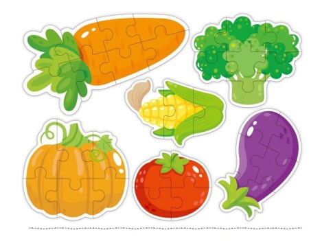 Puzzle bebe 33 piese Legume [1]