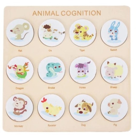Puzzle - Puzzle cognitiv din lemn