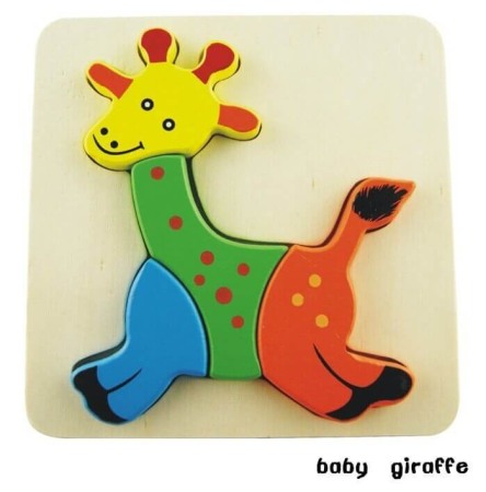 Puzzle din lemn Incastru [4]