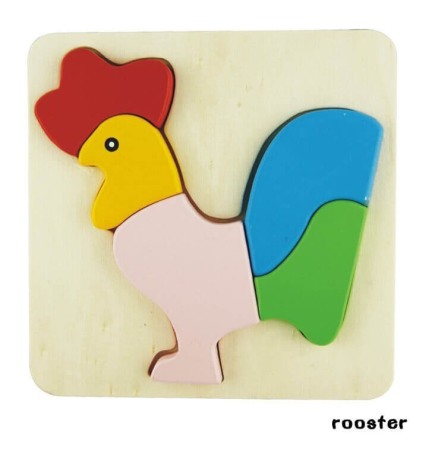 Puzzle din lemn Incastru [2]