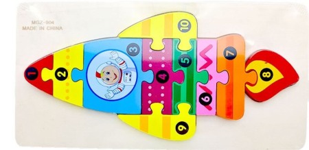 Puzzle - Puzzle din lemn Racheta