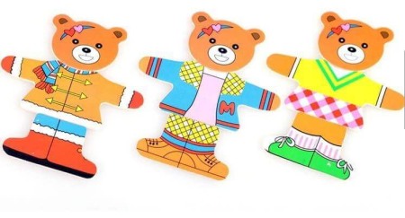 Puzzle imbraca 2 ursuleti [3]